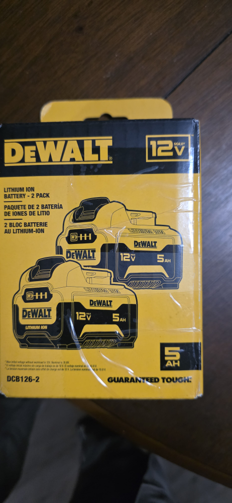 New DeWalt 12V MAX 5.0AH Battery 2-Pack - photo 2