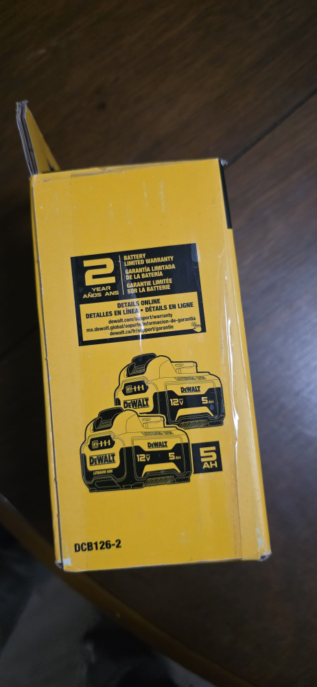 New DeWalt 12V MAX 5.0AH Battery 2-Pack - photo 4