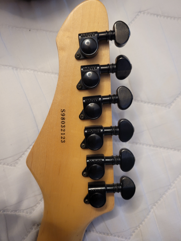 Vintage Electric Guitar - Sunburst Finish - photo 4