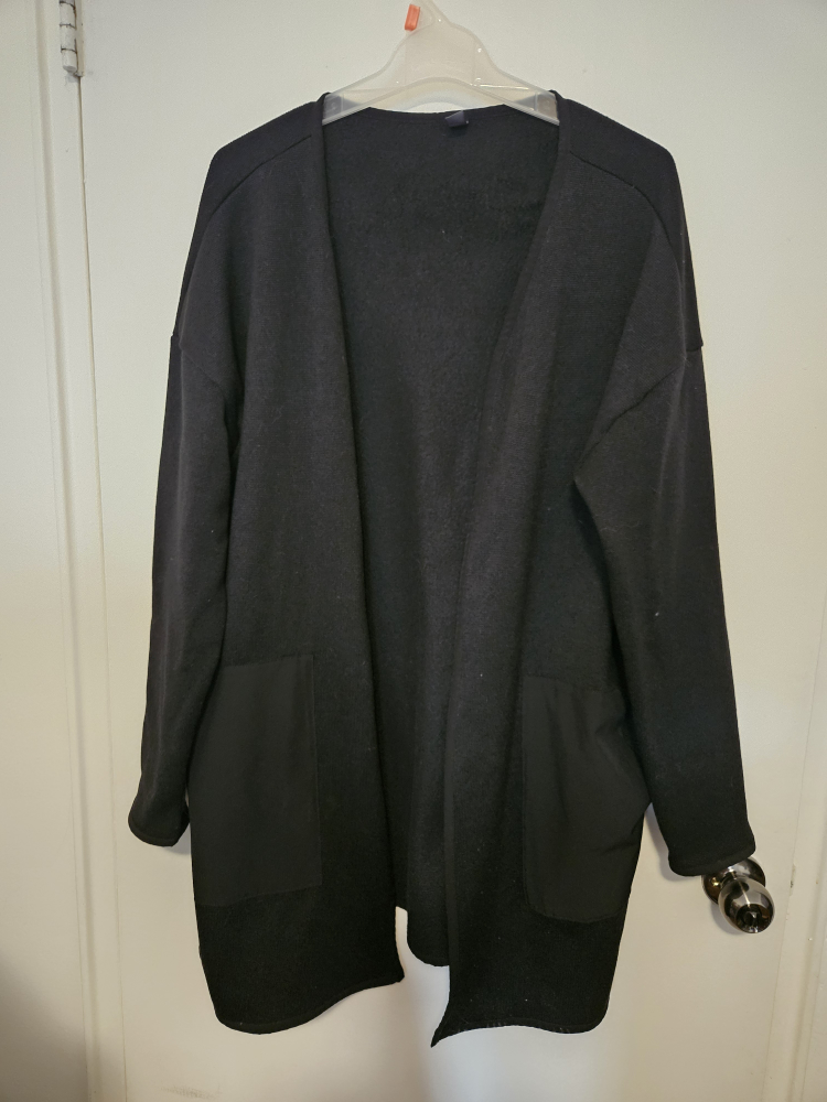 Joe Fresh Active Black Cardigan - XL