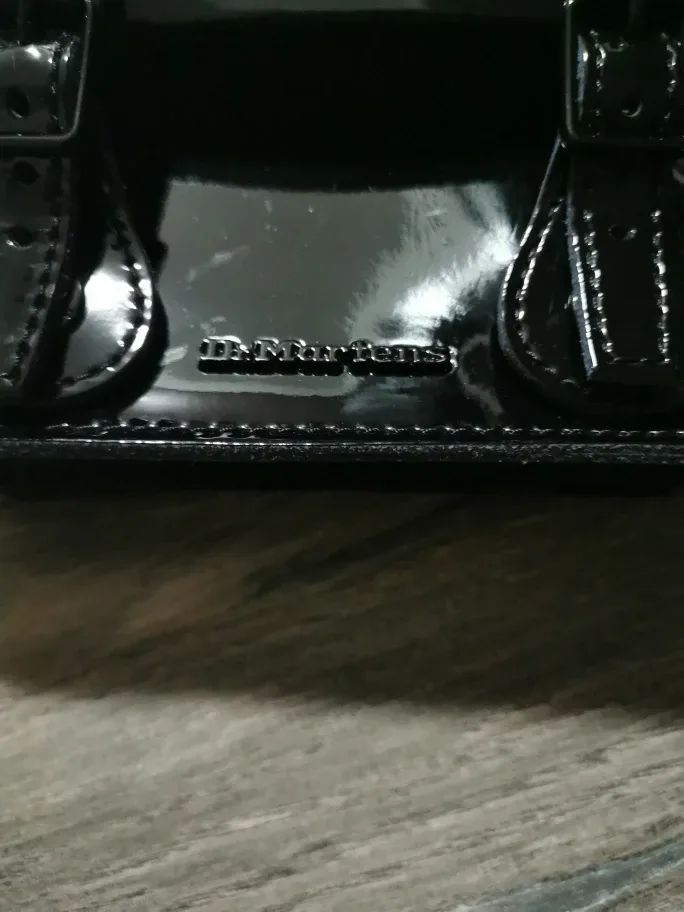 Dr. Martens Black Enamel Crossbody Bag image indicator(2)