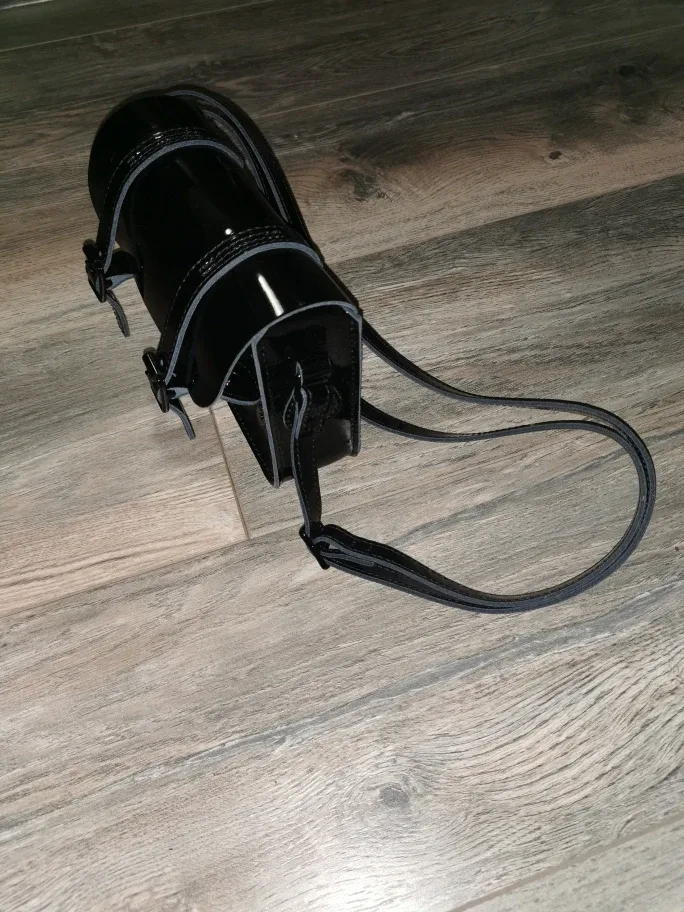 Dr. Martens Black Enamel Crossbody Bag image indicator(5)