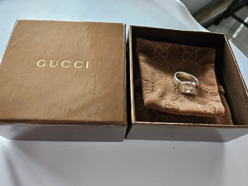 Gucci Interlocking G Ring with Box thumbnail