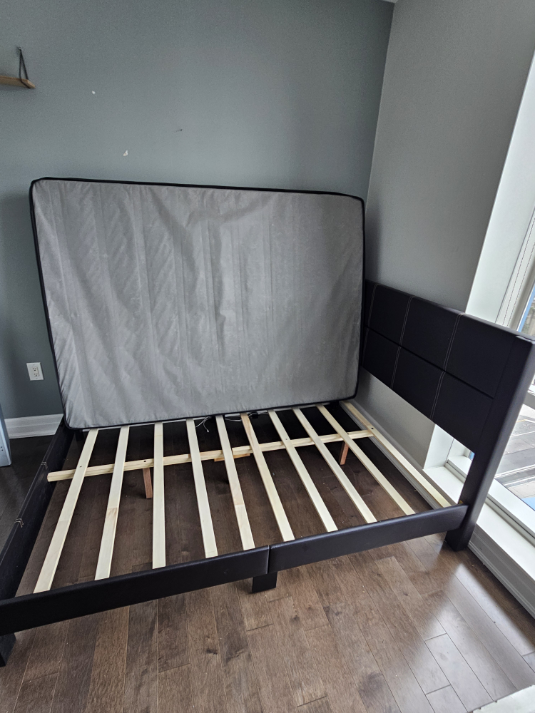Full Size/Double Bed Frame with Mattress - photo 5