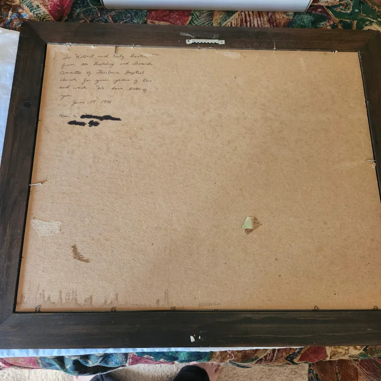 Framed 'Footprints' Poem Art image indicator(4)