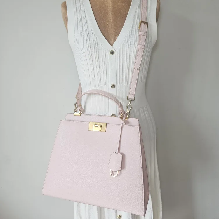 Charles & Keith Pink Top Handle Bag image indicator(2)
