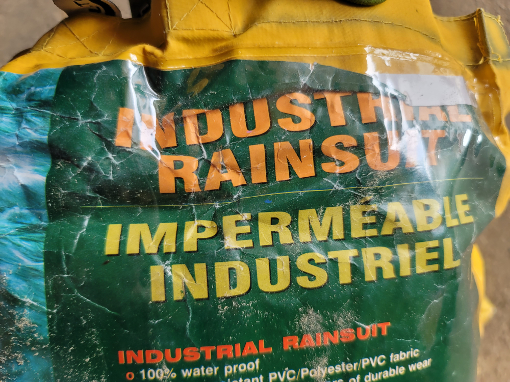 4 Assorted Industrial Rainsuit