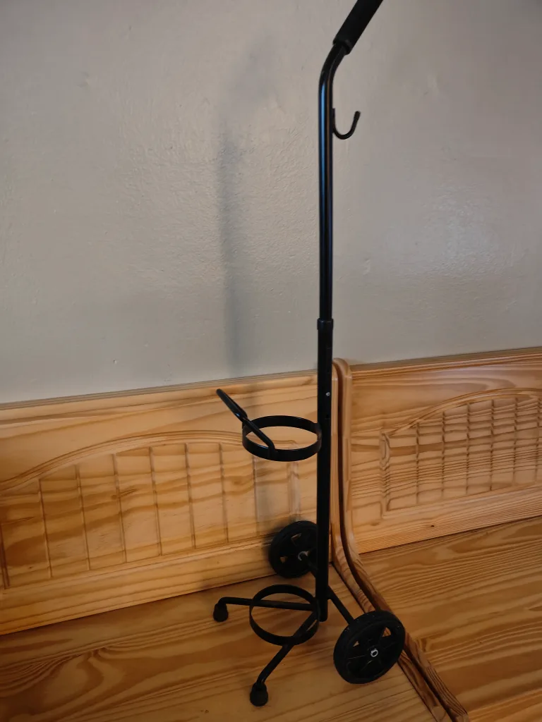 Black Oxygen Tank Cart thumbnail
