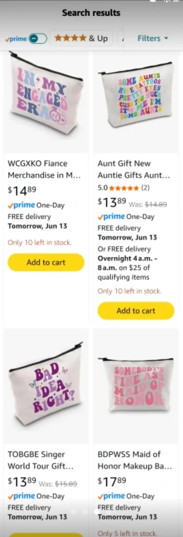 Brand New Makeup Bag - Girls Can Change the World image indicator(3)