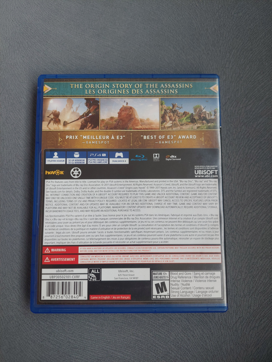 Assassin's Creed Origins PS4 Game - photo 2