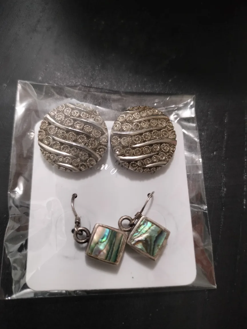 Earring Set: Silver Tone thumbnail