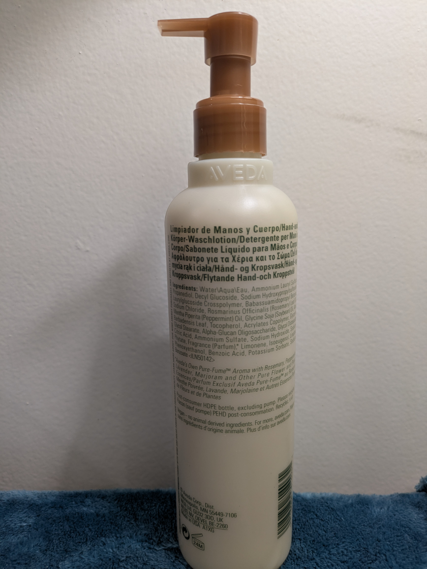 Aveda Rosemary Mint Hand and Body Wash 250ml - photo 2