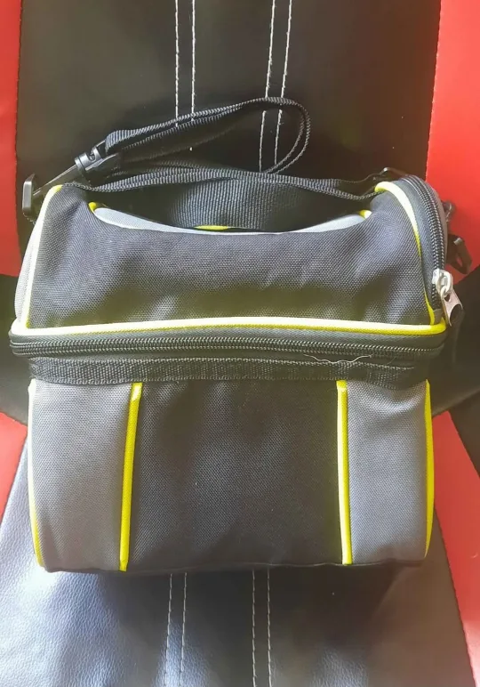 Black & Grey Lunch Bag