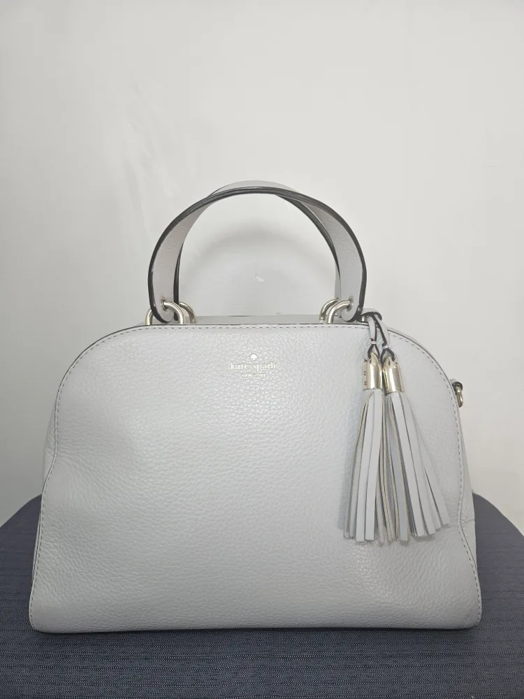 Kate Spade Satchel - Light Grey Leather image indicator(4)