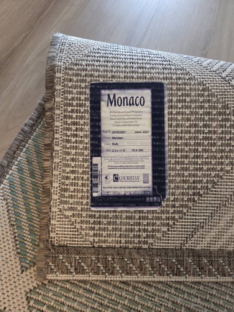 Couristan Monaco Meridian Multi Runner Rug - 2.3 x 11.9 - photo 2