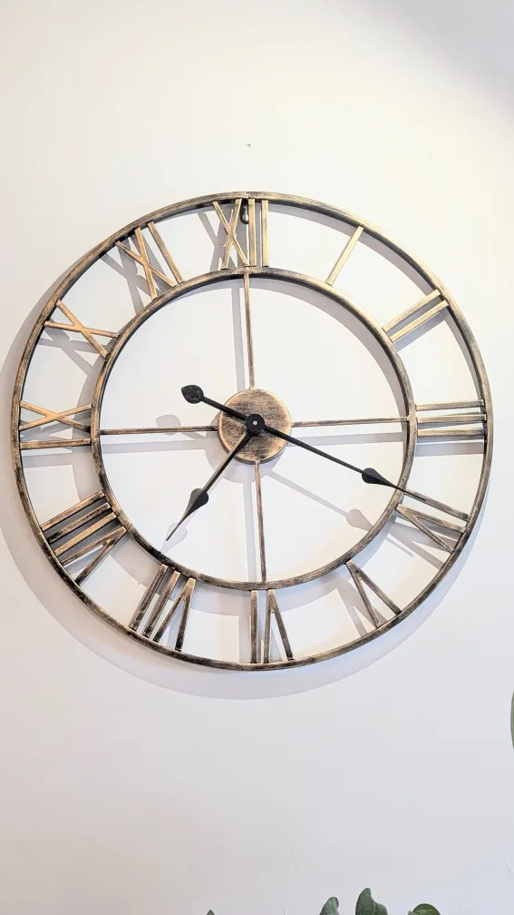 Oversized Roman Numeral Wall Clock thumbnail