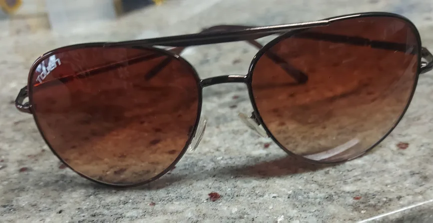 Touch Brown Aviator Sunglasses thumbnail
