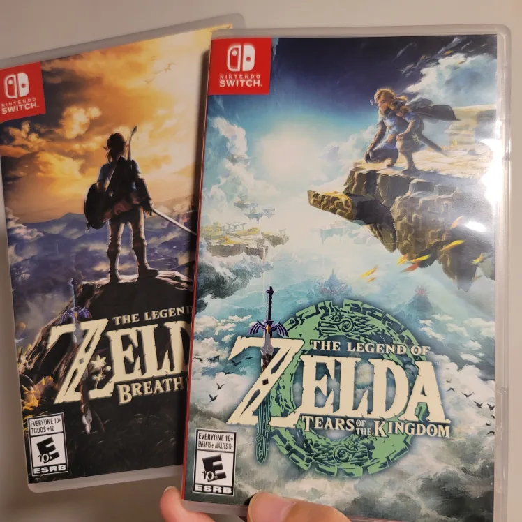 Nintendo Switch Legend of Zelda: Breath & Tears of the Kingdom thumbnail