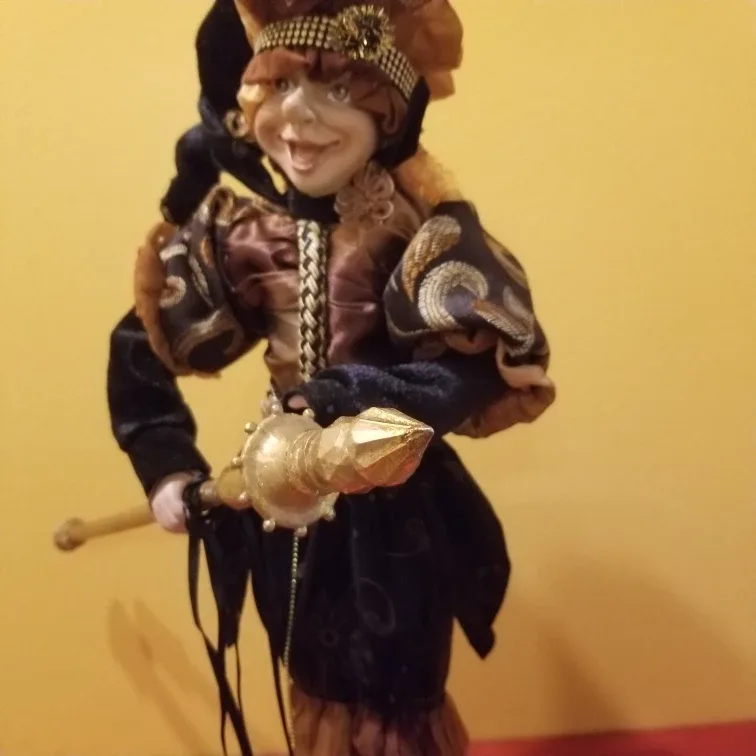 Vintage Jester Doll with Staff image indicator(9)