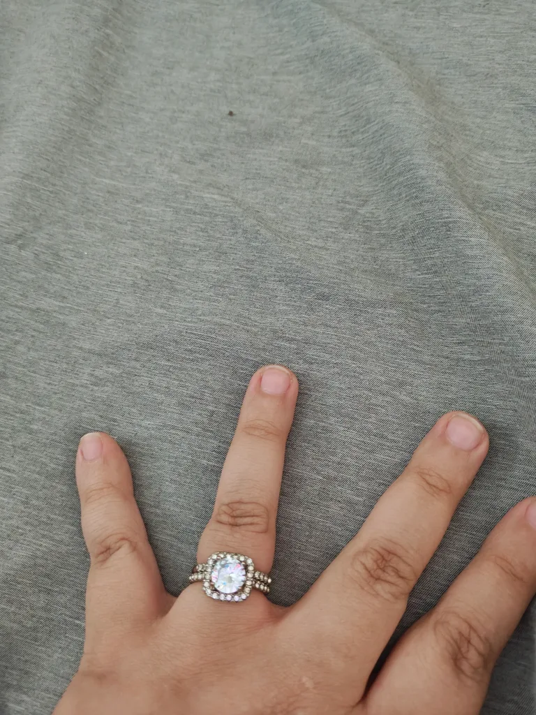 Ring with Rhinestones 2 PCs set thumbnail