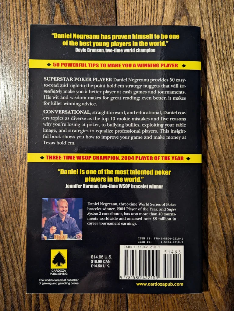 Hold'em Wisdom for All Players by Daniel Negreanu image indicator(3)