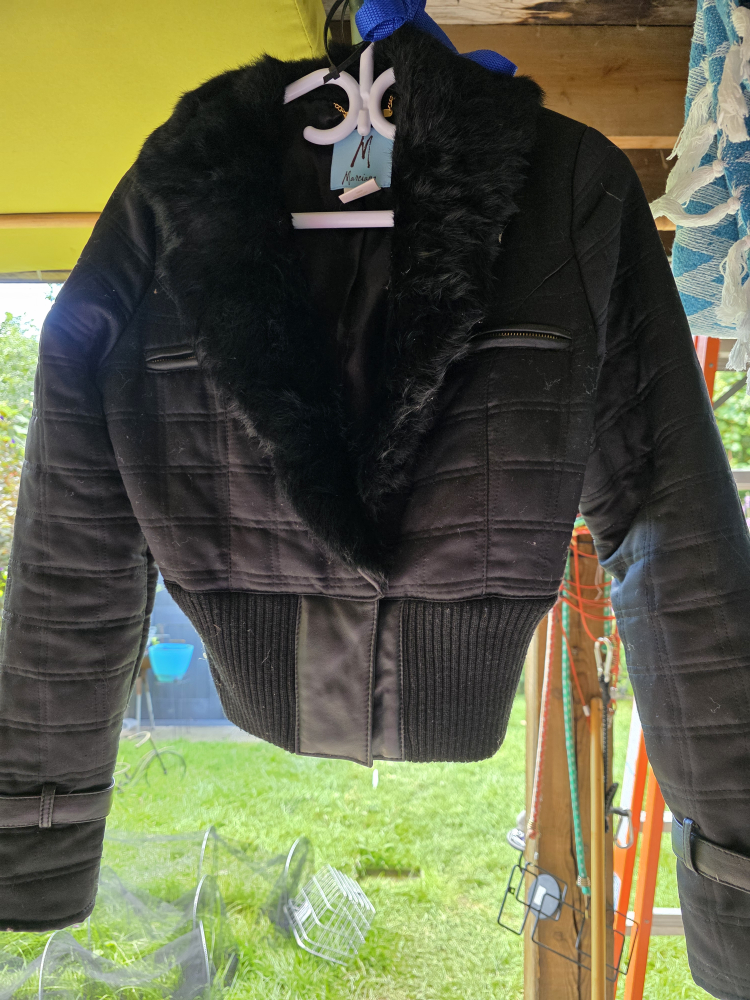 Marciano Black Quilted Jacket