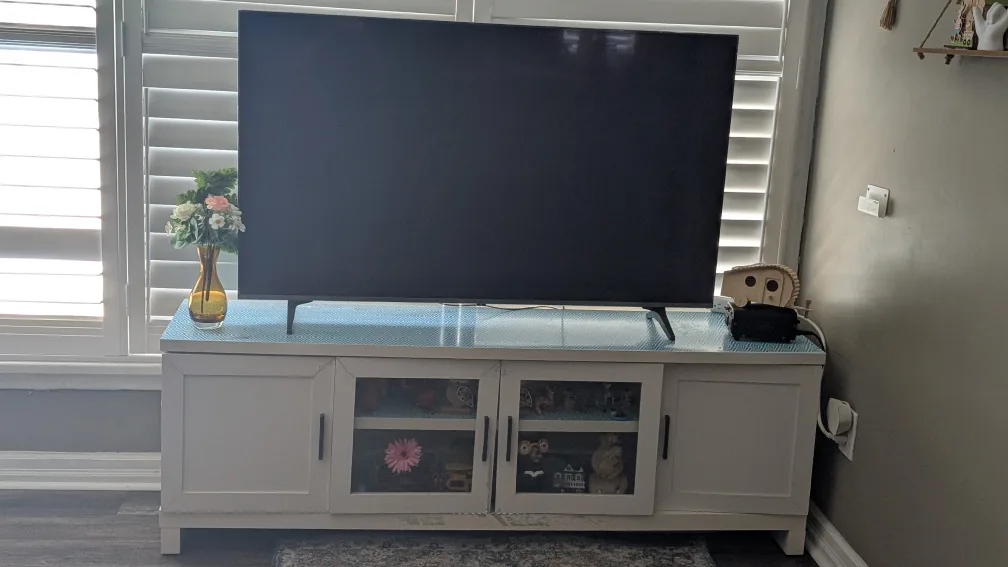 TV Stand White color for sale thumbnail