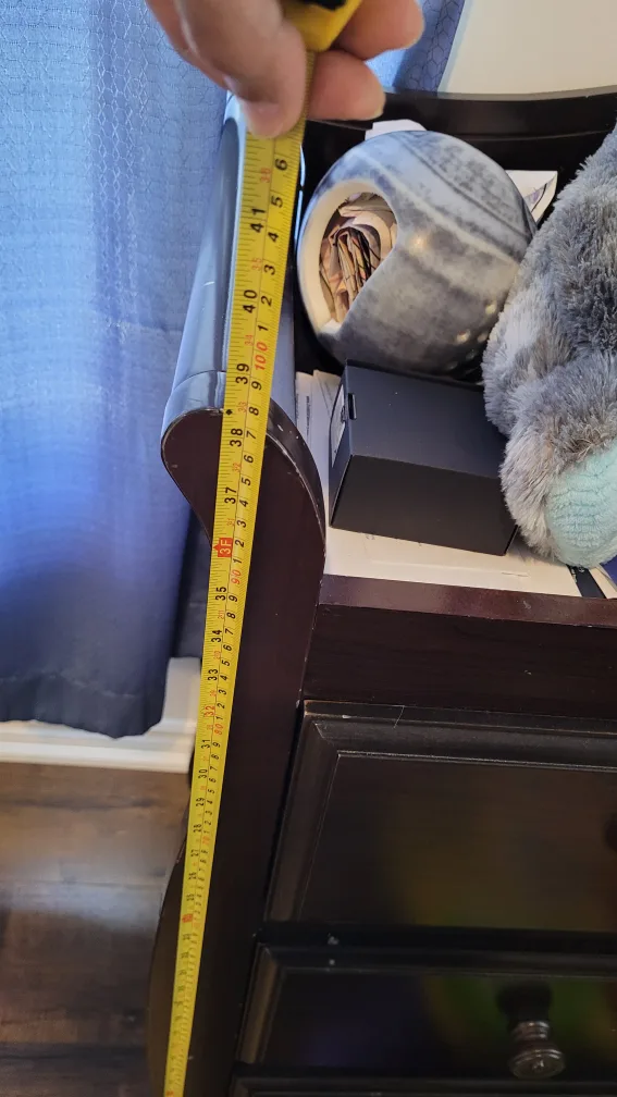 Wooden Dark Brown Dresser - 38" Tall image indicator(4)