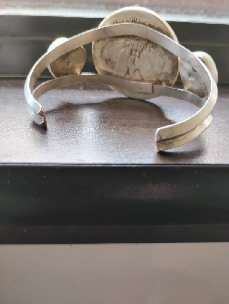 Vintage Coin & Turquoise Bracelet - photo 2