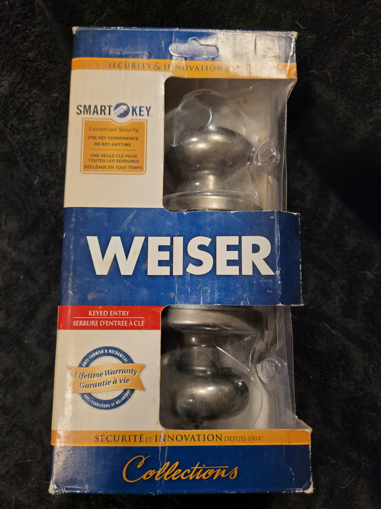 Weiser SmartKey Keyed Entry Door Knob