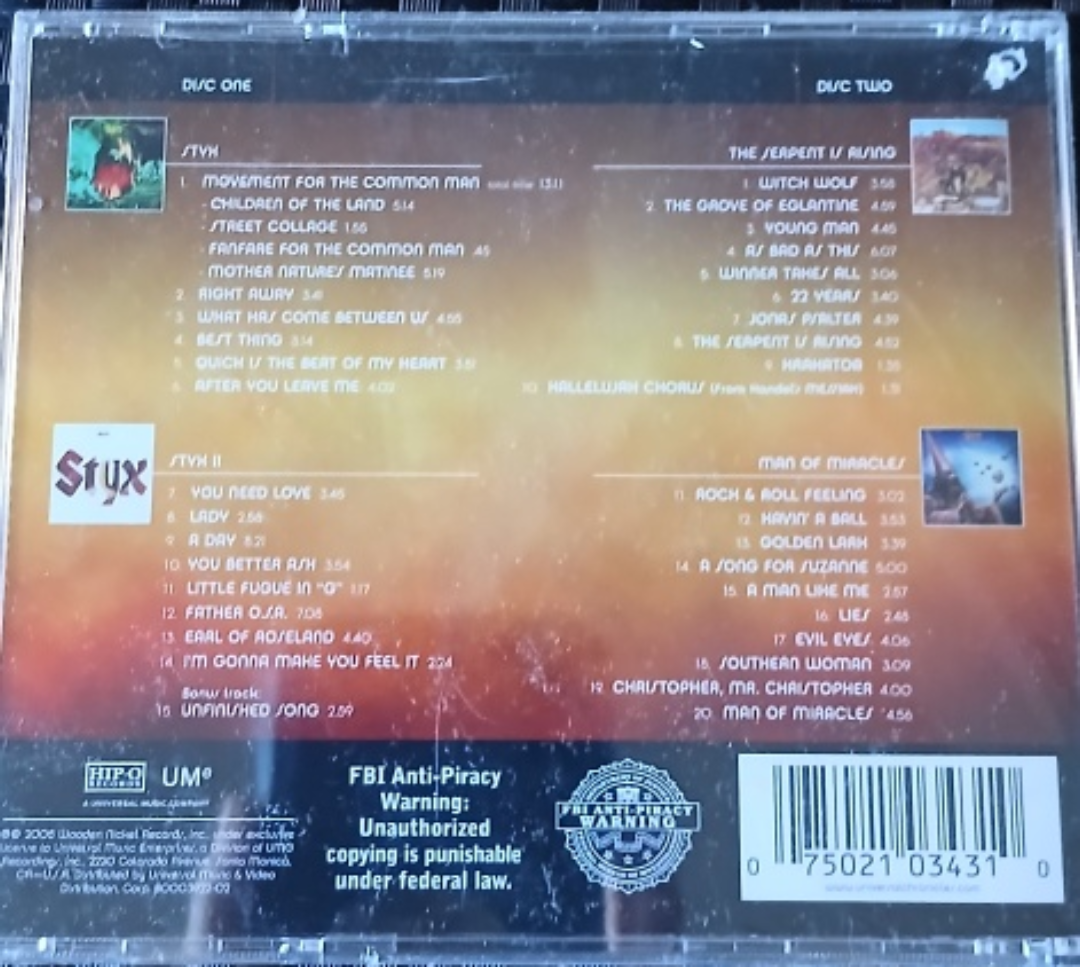 STYX THE COMPLETE WOODEN NICKEL READINGS & COME SAIL AWAY - photo 4