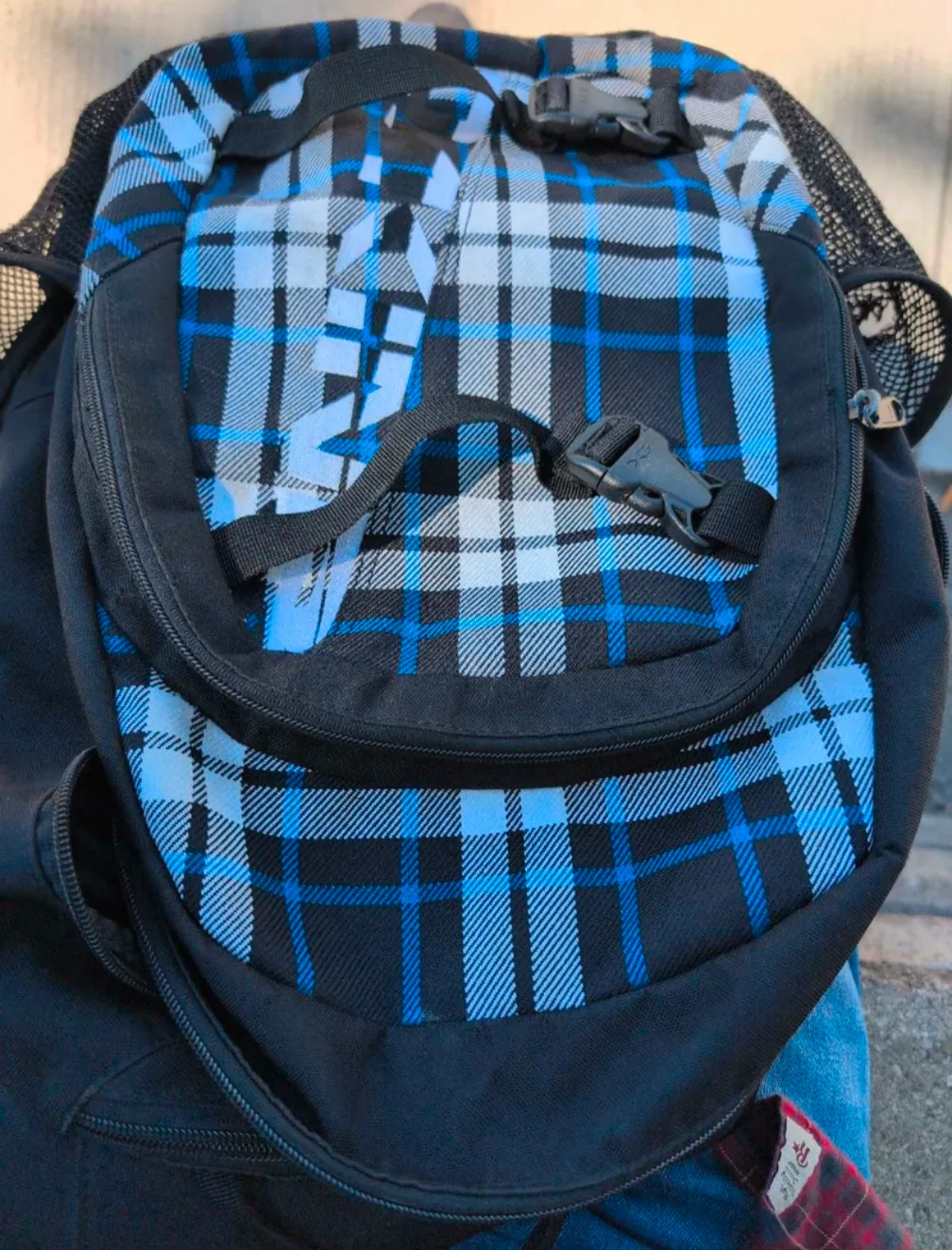 Dakine Backpack - Blue Plaid Pattern thumbnail
