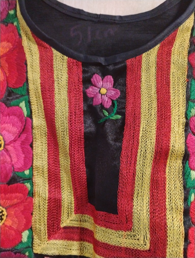 Floral Embroidered Blouse - Red, Yellow, White - photo 2
