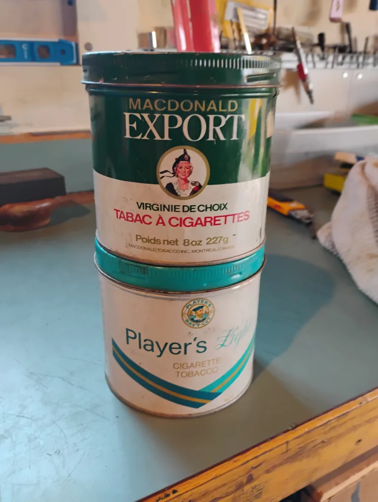 Vintage Macdonald Export & Player's Tobacco Tins