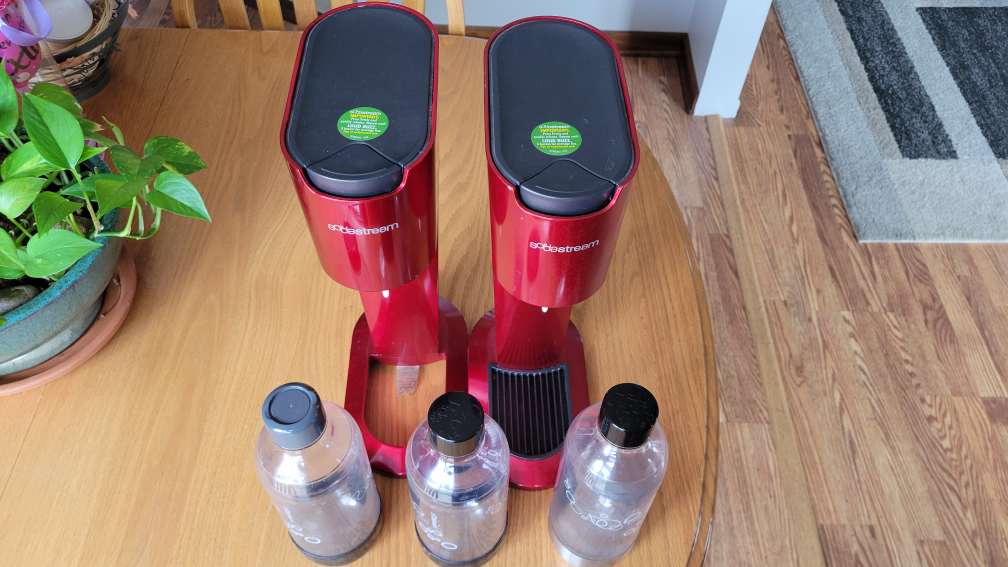 Two SodaStream Machines with Bottles - photo 2