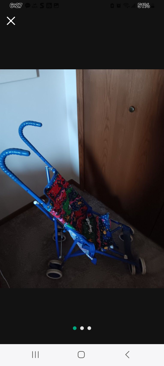 Blue Children's Umbrella Stroller