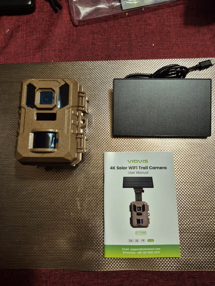 VIDVIS 4K Solar WiFi Trail Camera image indicator(5)