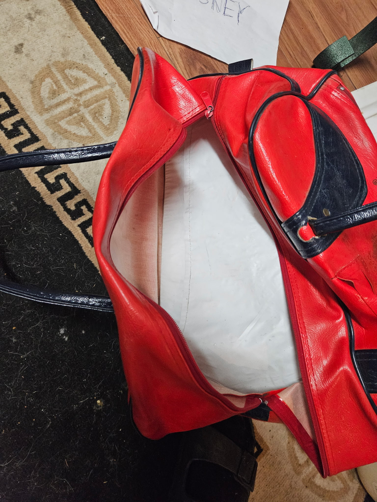 Vintage Adidas Gym Bag - Red & Navy - photo 3