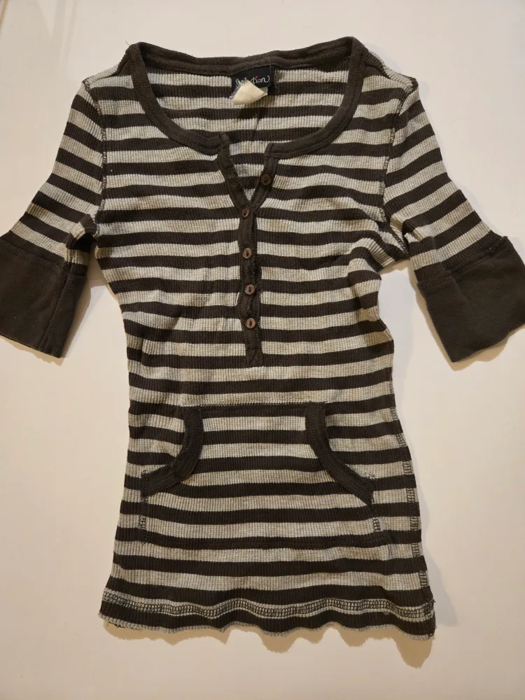 Brown Striped Top  - #freecycle 🧡 thumbnail