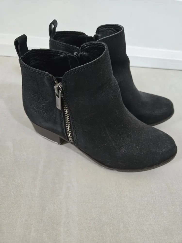 Kids Lucky Brand Black Ankle Boots - Kids size 1 image indicator(3)