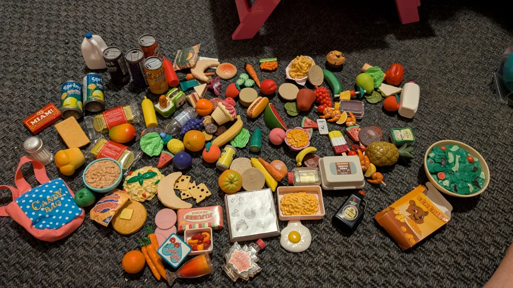 Our Generation 18” Doll Picnic Table Set, Food, & Dishes etc image indicator(2)