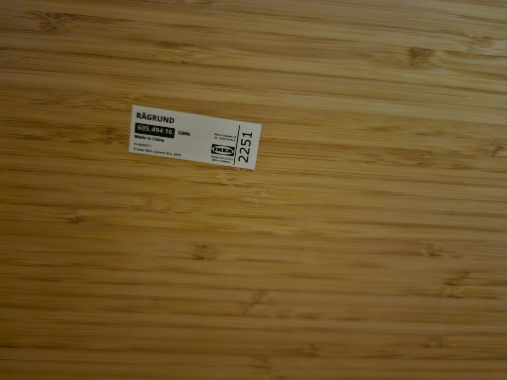 IKEA RÅGRUND Bamboo Shelf Table - photo 5