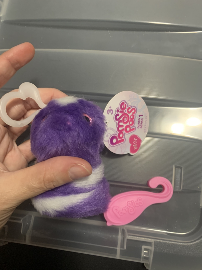 $5 pomsie poos Daisy series 1 keychain- NWT