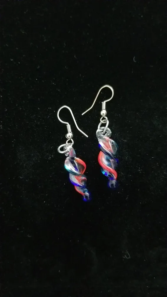 Glass Swirl Earing thumbnail