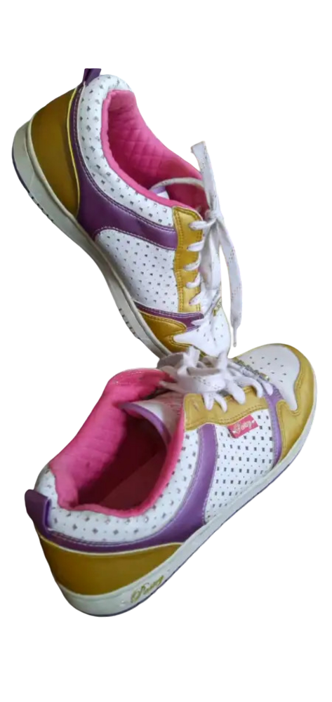 Pastry Athletic Shoes - White, Gold, Purple - photo 2