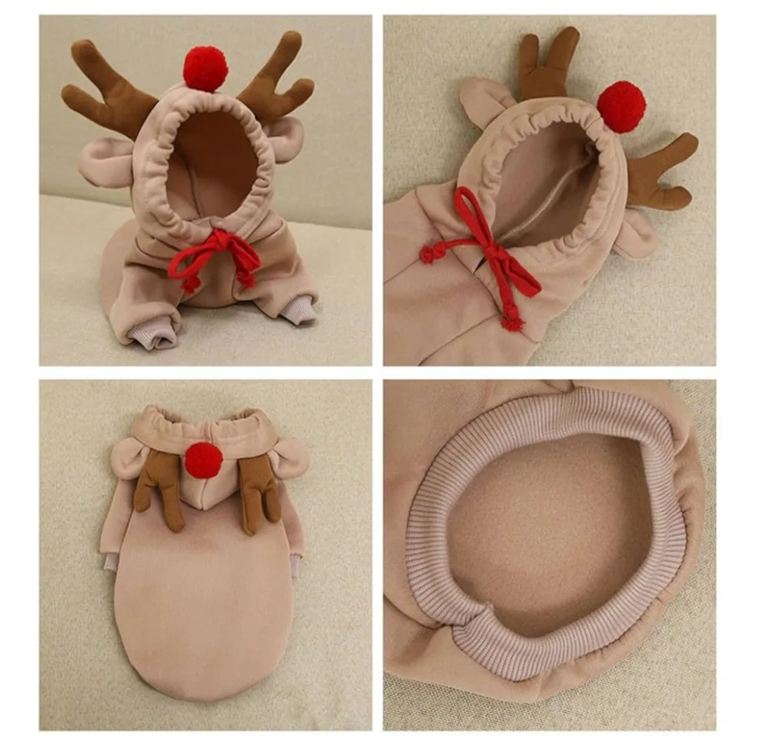 Reindeer Dog Costume - Size M image indicator(4)