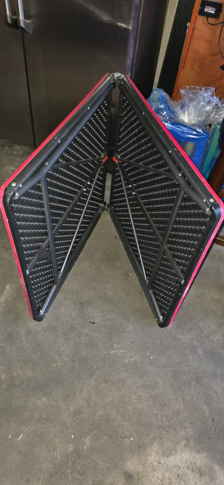 Folding Table - Red thumbnail