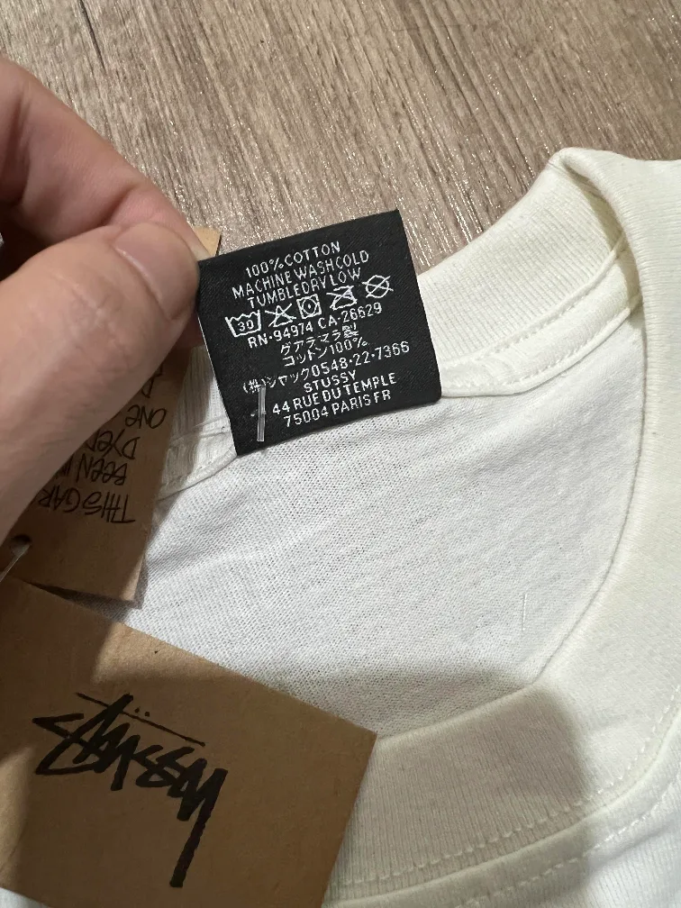 Stussy "S Talk" Tee - Size M, White image indicator(3)