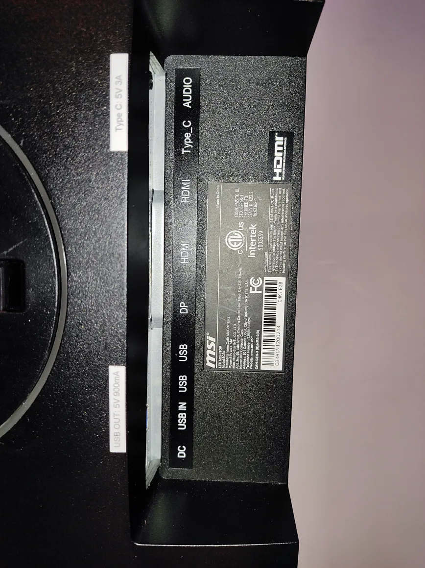 MSI Monitor Optix MAG301CR2 image indicator(4)