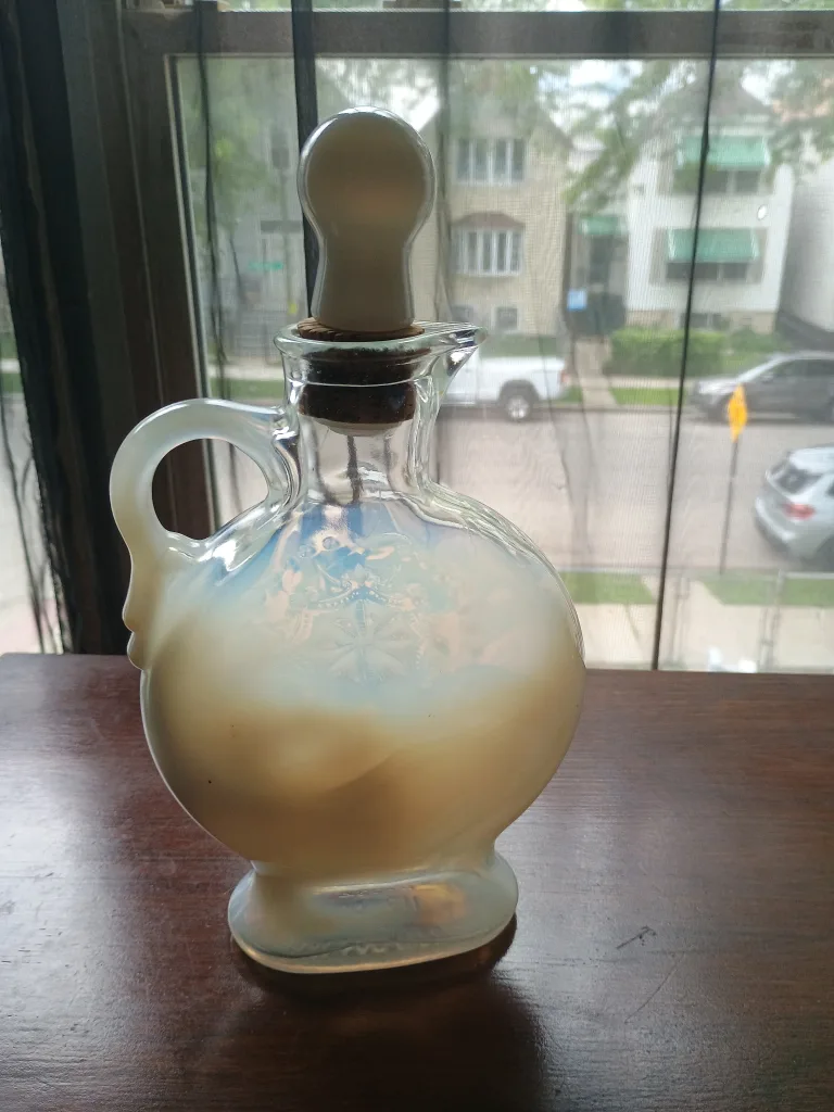 Vintage Milk Glass Decanter thumbnail